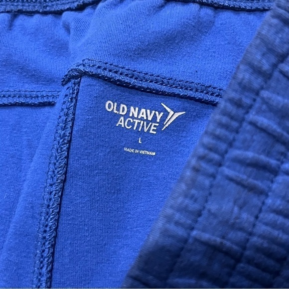 Men's Old Navy Blue & Black Athletic Sweat Shorts - Picture 6 of 7